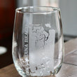 Load image into Gallery viewer, Fernandina Beach Map Engraved Glasses