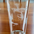 Load image into Gallery viewer, Fly Fishing Engraved Glasses