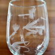 Load image into Gallery viewer, Fly Fishing Engraved Glasses