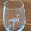 Load image into Gallery viewer, Flamingo Engraved Glasses