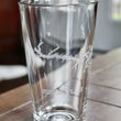 Load image into Gallery viewer, Fontana Lake (NC) Map Engraved Glasses