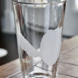 Load image into Gallery viewer, Glen Lake (MI) Map Engraved Glasses