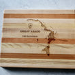 Load image into Gallery viewer, Great Abaco Map Engraved Wooden Serving Board & Bar Board