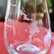 Load image into Gallery viewer, Great Abaco Island Map Engraved Glasses