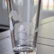 Load image into Gallery viewer, Great Lakes Map Engraved Glasses
