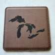 Load image into Gallery viewer, Great Lakes Coaster Set - Dark Brown