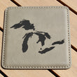 Load image into Gallery viewer, Great Lakes Coaster Set - Light Brown