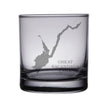 Load image into Gallery viewer, Great Scandaga Lake Map Engraved Glasses