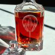 Load image into Gallery viewer, Horseshoe Crab Engraved Whiskey Decanter - 26oz Square Crystal Decanter with Stopper