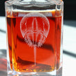 Load image into Gallery viewer, Horseshoe Crab Engraved Whiskey Decanter - 26oz Square Crystal Decanter with Stopper