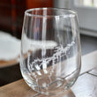 Load image into Gallery viewer, Hyco Lake, NC Map Engraved Glasses