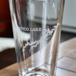 Load image into Gallery viewer, Hyco Lake, NC Map Engraved Glasses