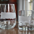 Load image into Gallery viewer, Puerto Rico Map Engraved Glasses