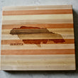 Load image into Gallery viewer, Jamaica Map Engraved Wooden Serving Board & Bar Board