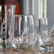 Load image into Gallery viewer, Jordan Lake (NC) Map Engraved Glasses
