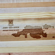 Load image into Gallery viewer, Jost Van Dyke Map Engraved Wooden Serving Board & Bar Board