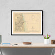 Load image into Gallery viewer, Lake Michigan - Kenosha Harbor Map - 1935