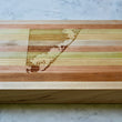 Load image into Gallery viewer, Long Beach Island Map Engraved Wooden Serving Board & Bar Board