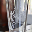 Load image into Gallery viewer, Allatoona Lake (GA) Map Engraved Glasses