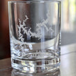 Load image into Gallery viewer, Allatoona Lake (GA) Map Engraved Glasses