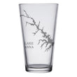 Load image into Gallery viewer, Lake Anna (VA) Map Engraved Glasses