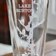 Load image into Gallery viewer, Lake Burton (GA) Map Engraved Glasses