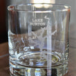 Load image into Gallery viewer, Lake Burton (GA) Map Engraved Glasses