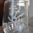 Load image into Gallery viewer, Lake Burton (GA) Map Engraved Glasses