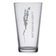 Load image into Gallery viewer, Lake Champlain Map Engraved Glasses