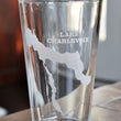 Load image into Gallery viewer, Lake Charlevoix Map Engraved Glasses
