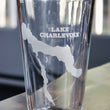 Load image into Gallery viewer, Lake Charlevoix Map Engraved Glasses