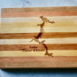 Load image into Gallery viewer, Lake Coeur d'Alene Map Engraved Wooden Serving Board & Bar Board