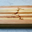 Load image into Gallery viewer, Lake Coeur d'Alene Map Engraved Wooden Serving Board & Bar Board