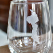 Load image into Gallery viewer, Lake Dunmore (VT) Map Engraved Glasses