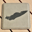 Load image into Gallery viewer, Great Lakes Coaster Set - Light Brown
