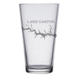 Load image into Gallery viewer, Lake Gaston (VA) Map Engraved Glasses