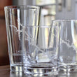 Load image into Gallery viewer, Lake Greenwood (SC) Map Engraved Glasses