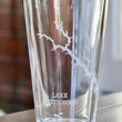 Load image into Gallery viewer, Lake Greenwood (SC) Map Engraved Glasses
