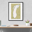 Load image into Gallery viewer, Lake Michigan Map - 1978