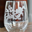 Load image into Gallery viewer, Lake Minnetonka Map Engraved Glasses