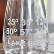 Load image into Gallery viewer, Lake Norman GPS Coordinates - Engraved Stemless Wine Glasses - SET of 2