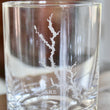 Load image into Gallery viewer, Lake Oconee (GA) Map Engraved Glasses