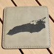 Load image into Gallery viewer, Great Lakes Coaster Set - Light Brown