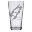 Load image into Gallery viewer, Lake Placid Map Engraved Glasses