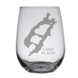 Load image into Gallery viewer, Lake Placid Map Engraved Glasses