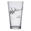 Load image into Gallery viewer, Lake Powell Map Engraved Glasses