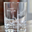 Load image into Gallery viewer, Lake Sinclair (GA) Map Engraved Glasses
