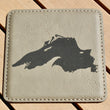 Load image into Gallery viewer, Great Lakes Coaster Set - Light Brown