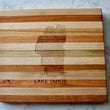 Load image into Gallery viewer, Lake Tahoe Map Engraved Wooden Serving Board & Bar Board