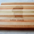 Load image into Gallery viewer, Lake Tahoe Map Engraved Wooden Serving Board & Bar Board